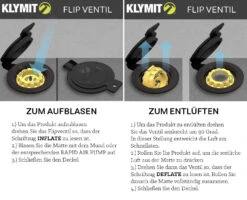 Klymit Static V Luxe - Isomatte -Freien Camping Geschäft klymit static v luxe isomatte detail 4