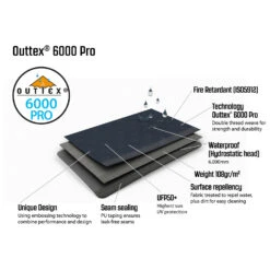 Outwell Nevada 5PE - 5-6 Personen Zelt -Freien Camping Geschäft outwell nevada 5pe 5 6 personen zelt detail 7