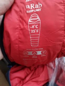 Rab Ascent 400 - Daunenschlafsack -Freien Camping Geschäft rab ascent 400 sacco a pelo in piuma 8d3719e5d687285ba1b23204446de1da 1