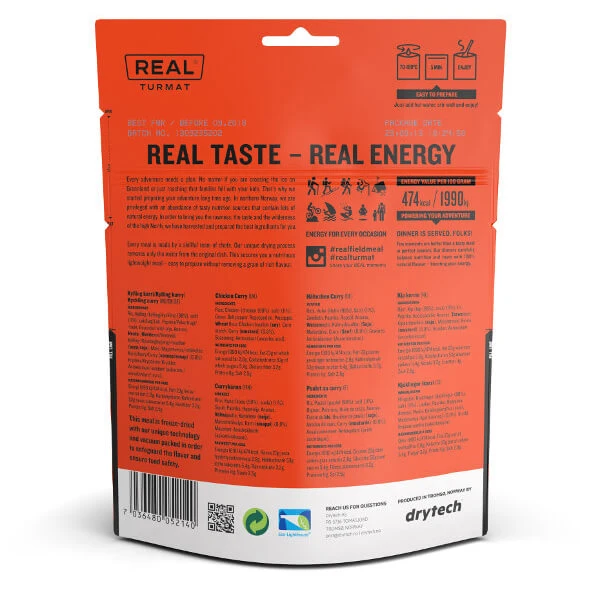 Real Turmat Chicken Curry 2 Real Turmat Chicken Curry – Bild 2