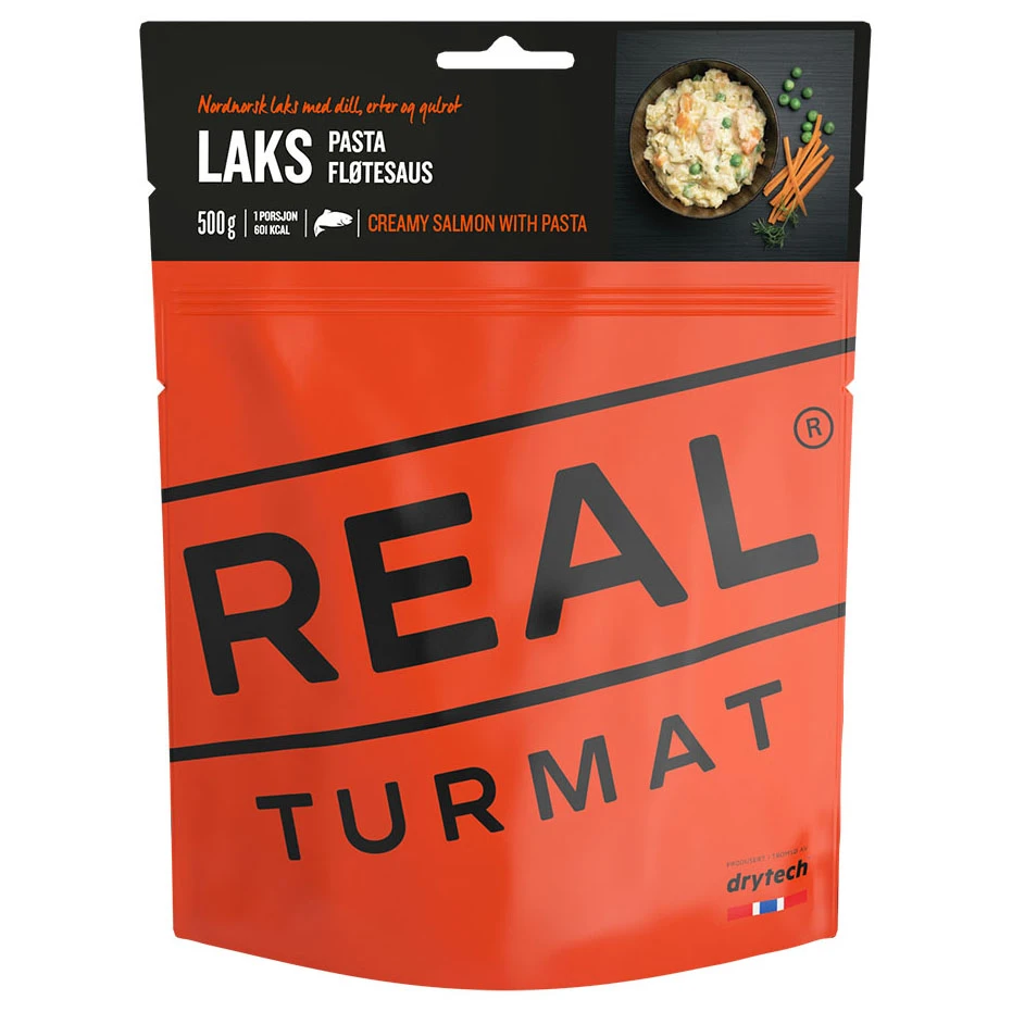Real Turmat Creamy Salmon With Pasta - Expeditionsnahrung 1 Real Turmat Creamy Salmon With Pasta - Expeditionsnahrung