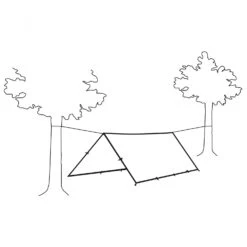 Robens Tarp 4 X 4 Trail Range - Tarp -Freien Camping Geschäft robens tarp 4 x 4 trail range tarp detail 6