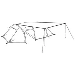 Robens Tarp 4 X 4 Trail Range - Tarp -Freien Camping Geschäft robens tarp 4 x 4 trail range tarp detail 8