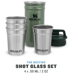 Stanley Adventure Shot Glass Set -Freien Camping Geschäft stanley adventure shot glass set detail 5