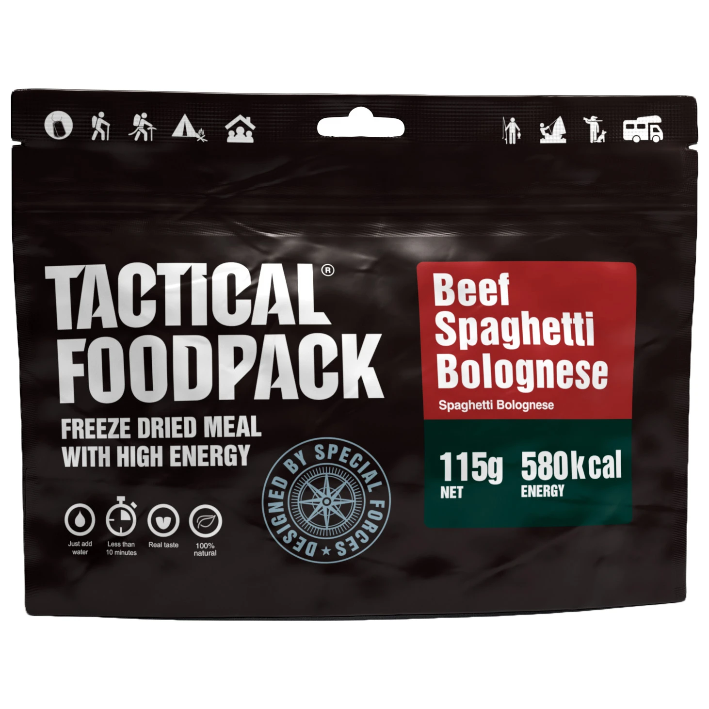 Tactical Foodpack Beef Spaghetti Bolognese 1 Tactical Foodpack Beef Spaghetti Bolognese