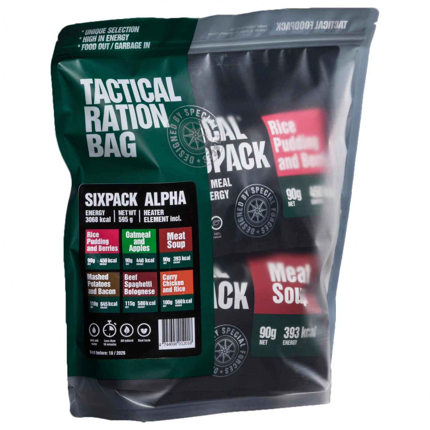 Tactical Foodpack Sixpack Alpha 1 Tactical Foodpack Sixpack Alpha