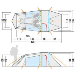 Tatonka Grönland 3 Vent - 3-Personen Zelt -Freien Camping Geschäft tatonka groenland 3 vent 3 personen zelt detail 4